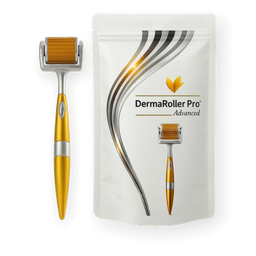 Dermaroller: rodillo de microagujas con su envase